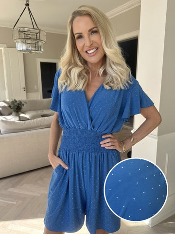 Pams Crystal Playsuit - Elastisk jumpsuit med gjutform