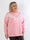 Abbelone - Plus size joggingbluse i viskose med blonde henover brystet