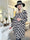 Abigail Pattern - Mönstrad skjortklänning - Taupe