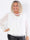 Addison - Plus size-tunika i chiffong med urringningsdetaljer