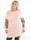 Alvas - Sød plus size strik med fine ærmer i et trendy leopardprint