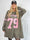 Andrea Long Sleeve – Plus size klänning i viskosblandning med basebollinspirerad design