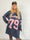 Andrea Long Sleeve – Sweatshirtklänning i viskosblandning med en sportig, basebollinspirerad design