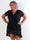 Anielie - Plus Size blonde tunika med slå-om effekt