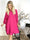 Anja - Skjorta i sidenlook med fladdermusärmar