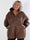 Augusta - Quiltad plus size jacka med huva och dragkedja