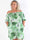 Ayla Playsuit - Elastisk plus size blommig byxdräkt