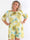 Ayla Playsuit - Elastisk plus size blommig byxdräkt