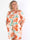 Ayla Playsuit - Elastisk plus size blommig byxdräkt