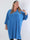 Azmina Plain L/S - Tunikaklänning i plus size med resår och lös passform