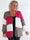 Belis - Flerfärgad stickad plus size kofta