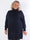 Blair - Enfärgad stickad klänning i plus size med polokrage