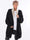 Capri - Stickad kofta i plus size med fickor