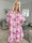 Chili Sleeveless Dress Flower - Blommig klänning med volanger