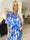 Chili Sleeveless Hawaii - Blommig tunika med volanger i halsringningen