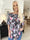 Chili Sleeveless Hawaii - Blommig tunika med volanger i halsringningen