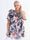 Chili Sleeveless Hawaii - Blommig tunika med volanger i plus size