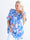 Chili Sleeveless Hawaii - Blommig tunika med volanger i plus size