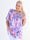 Chili Sleeveless Hawaii - Blommig tunika med volanger i plus size