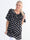 Chili Sleeveless Dot - Tunika med prickar och volanger i plus size