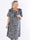 Chili Leo Sleeveless Dress - Leopardmönstrad klänning i stor storlek med volanger