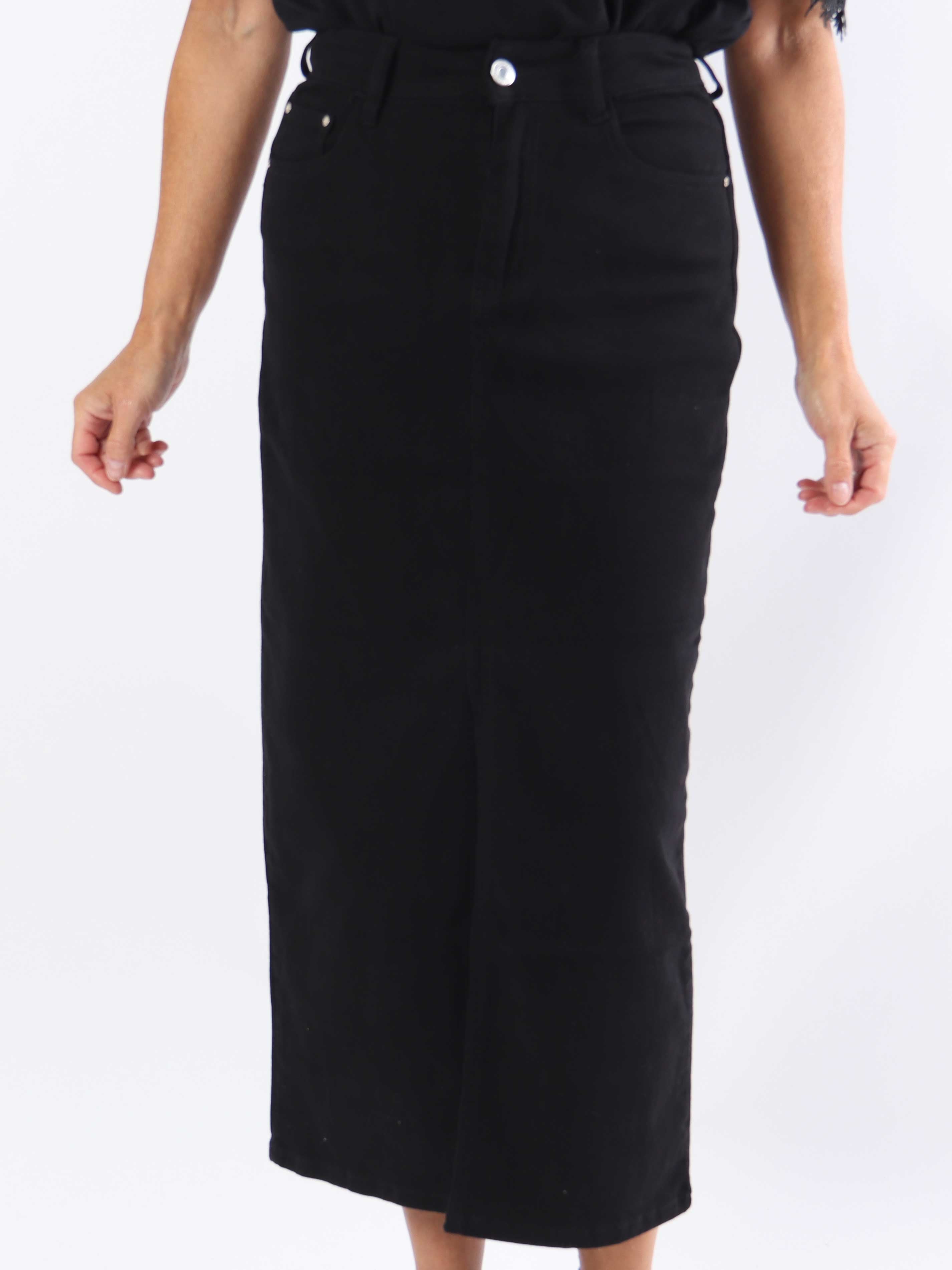 Chloe Denim - Söt kjol med slits