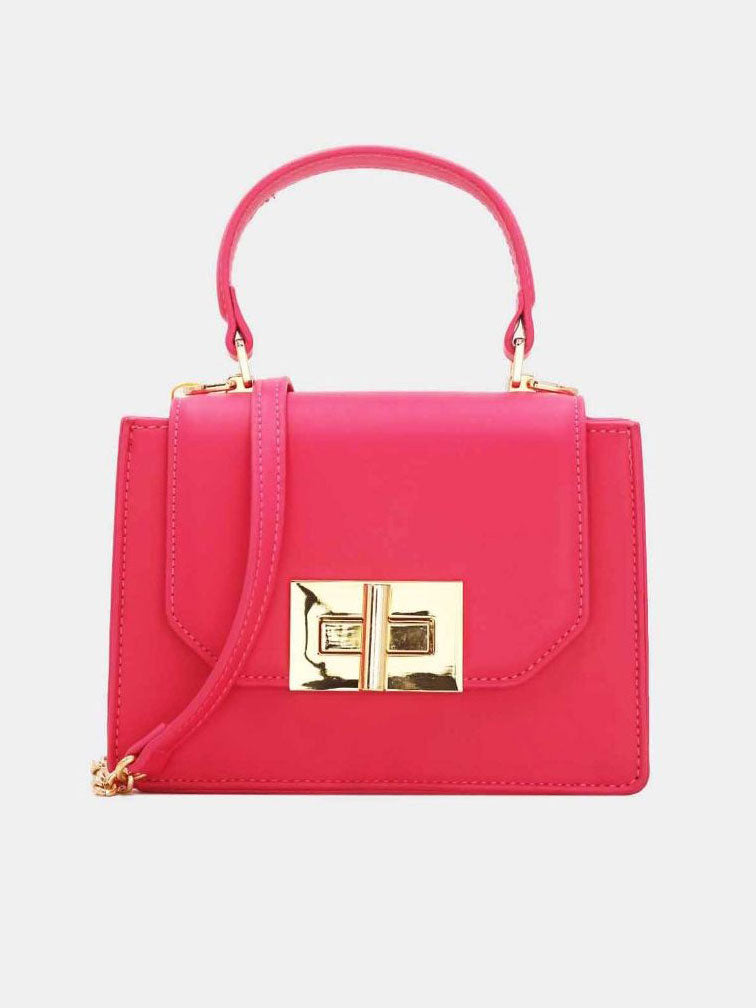 Clara - Liten handväska med guldspänne