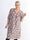 Claudia Print Dress - Tunikaklänning med tryck och dragkedja i plus size