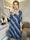 Claudia Stripe Dress - Tunikaklänning med tryck och dragkedja