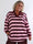 Cressida - Plus size stribet bluse med skjortekrave