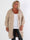 Cronia - Tjock stickad plus size kofta med luva