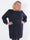 Dajana - Stickad klänning i plus size med ballongärmar