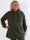 Debbie Hoodie - Plus size hoodie med stickade ärmar