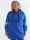 Debbie Hoodie - Plus size hoodie med stickade ärmar