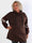 Debbie Hoodie - Plus size hoodie med stickade ärmar