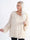 Destiny Lace - Plus size spetsblus med fladdermusärmar