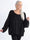 Destiny Lace - Plus size spetsblus med fladdermusärmar