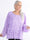 Destiny Lace - Plus size spetsblus med fladdermusärmar