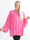 Destiny Lace - Plus size spetsblus med fladdermusärmar