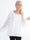 Destiny Lace - Plus size spetsblus med fladdermusärmar