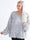 Destiny Lace - Plus size spetsblus med fladdermusärmar