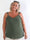 Dinah - Plus size top med dekorative guldspænder ved stropperne