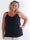 Dinah - Plus size top med dekorative guldspænder ved stropperne