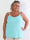 Dinah - Plus size top med dekorative guldspænder ved stropperne
