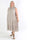 Dotti Gold Sleeveless - Plus size klänning med lager på lager look i viskos