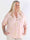 Ebba Gold Leaf Shirt - Elastisk plus size blus mönstrad med bladguld