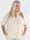 Ebba Gold Shirt - Elastisk plus size blus med guld prickar