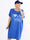Edina - Plus size t-shirtklänning i viskosblandning med tryck
