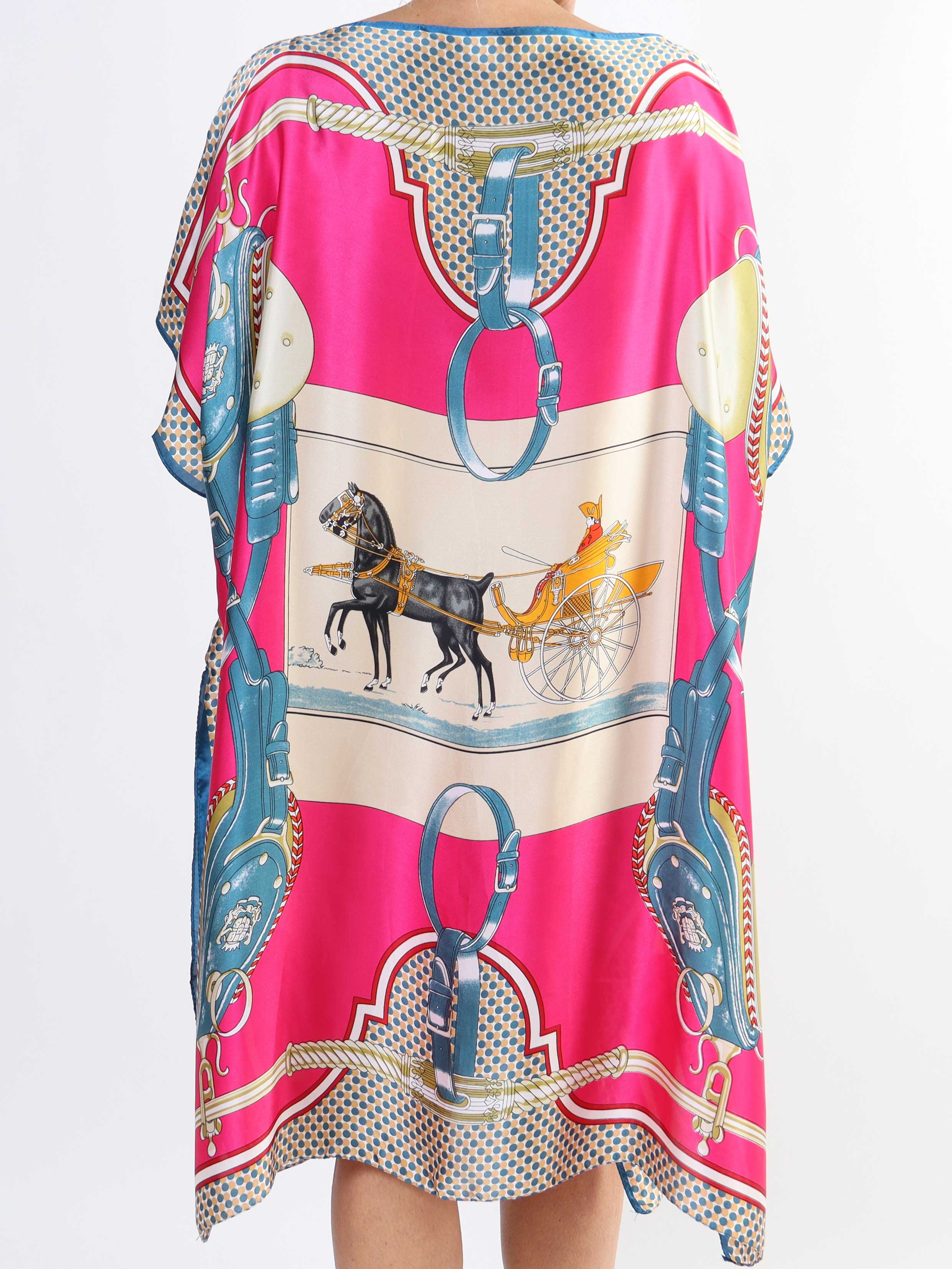 Emily - Lätt och luftig plus size-tunika i viskos och siden - Plum