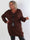Estelle - Plus size strikkjole med feminin v-udskæring